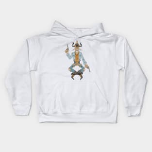 Cowboy Baphomet (DESERT) Kids Hoodie